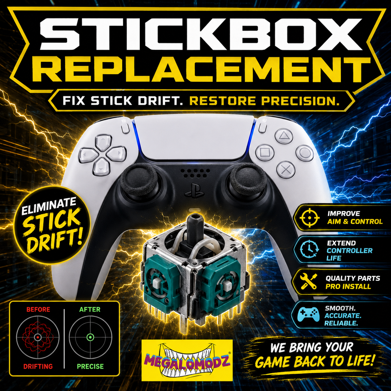 Stick Drift Repair